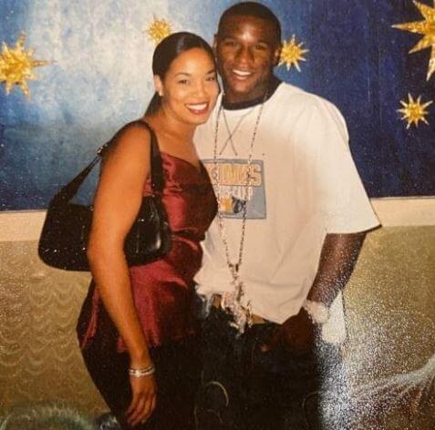 Iyanna Mayweather father Floyd Mayweather with Late Josie Harris.